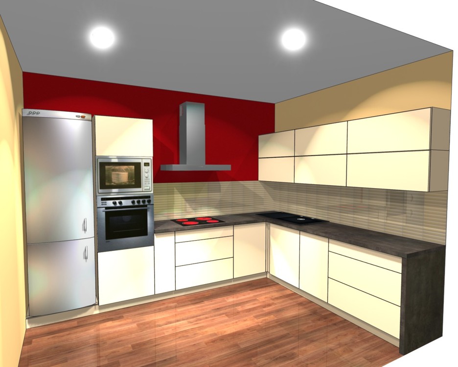 3D návrh kuchyně